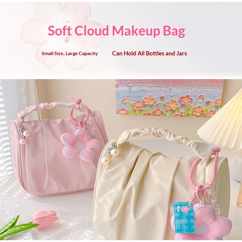 Cloud Cosmetic Bag Portable Tr - High Luxury Skincare ulasan dan harga