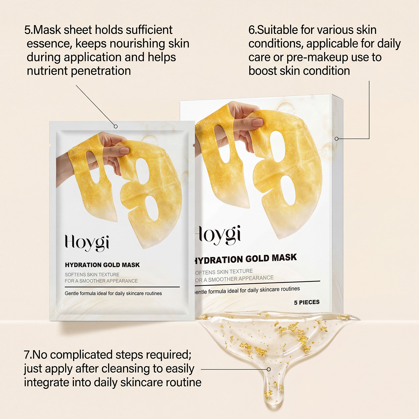 24K Gold Face Mask Niacinamide - Luxury Skincare Treatments ulasan dan harga