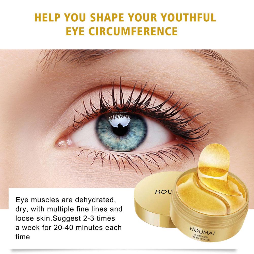 24K Gold Eye Mask 80g Hydratin - Luxury Skincare Treatments ulasan dan harga