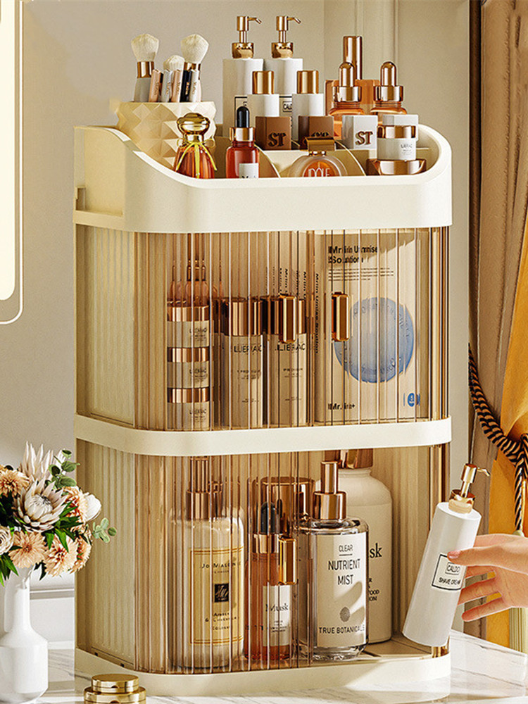 Cosmetics Storage Box Desktop  - High Luxury Skincare ulasan dan harga