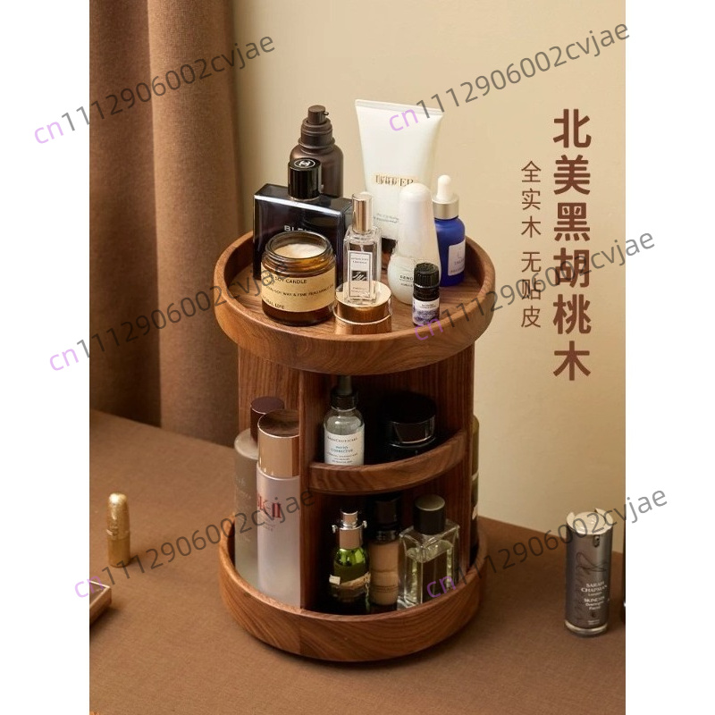 Solid wood rotating cosmetics  - Luxury Skincare & Spa Reviews ulasan dan harga