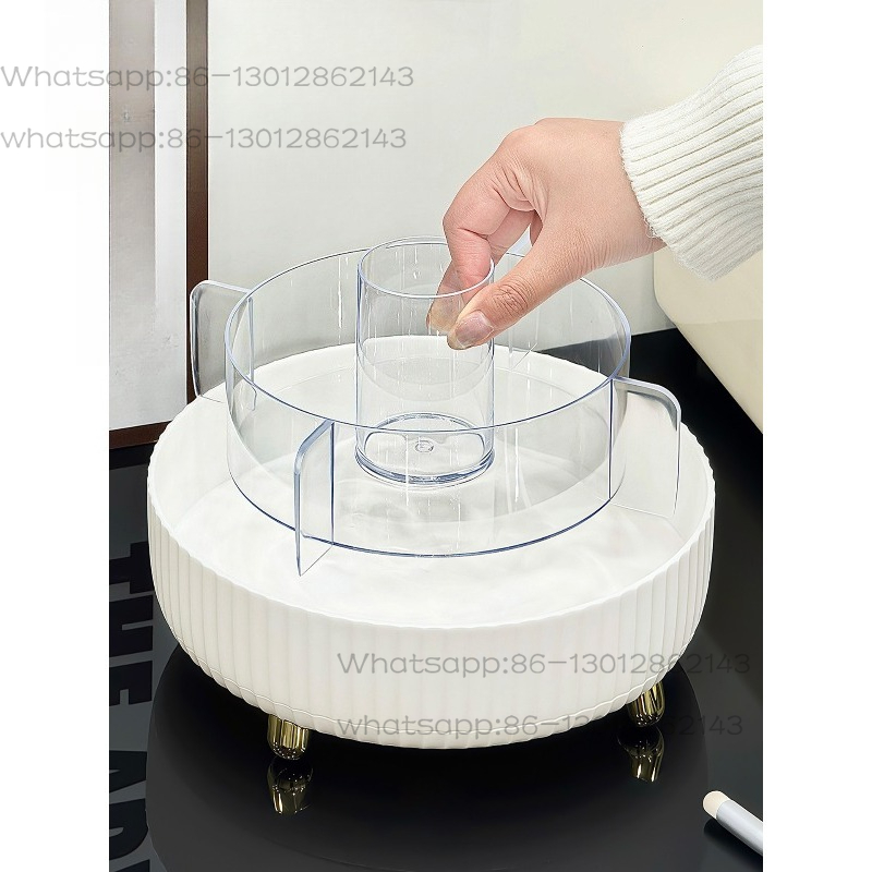 Rotating cosmetic storage box, - High Luxury Skincare ulasan dan harga