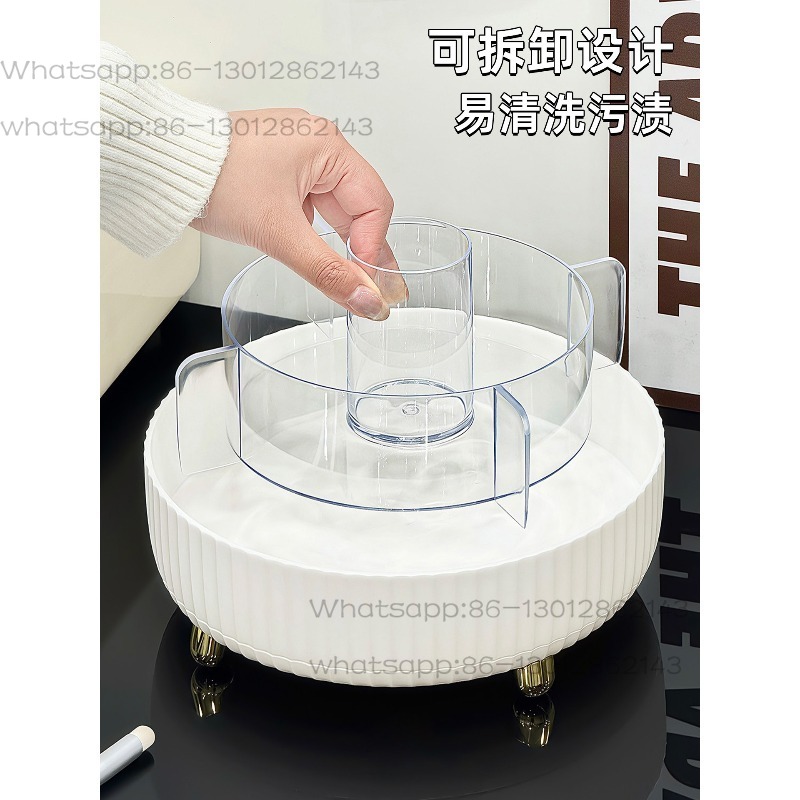 Rotating cosmetic storage box, - High Luxury Skincare ulasan dan harga
