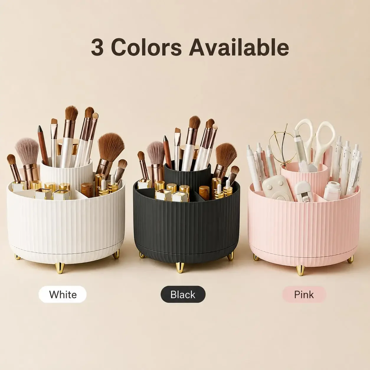 360 Rotating Makeup Organizer  - Luxury Skincare & Spa Reviews ulasan dan harga